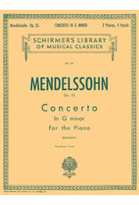 Hal Leonard Mendelssohn - Concerto No. 1 in G Minor, Op. 25 Piano Duet (Ruthardt) Piano Piano Duet