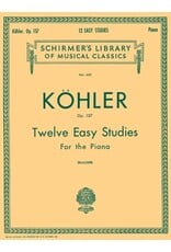 Hal Leonard Kohler 12 Easy Studies, Op. 157 Piano Technique (Klauser) Piano Method Piano Technique