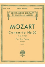 Hal Leonard Mozart - Concerto No. 20 in D Minor, K.466 Piano Duet (Kullak) Piano Piano Duet