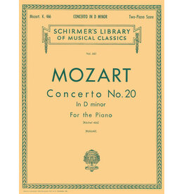 Hal Leonard Mozart - Concerto No. 20 in D Minor, K.466 Piano Duet (Kullak) Piano Piano Duet