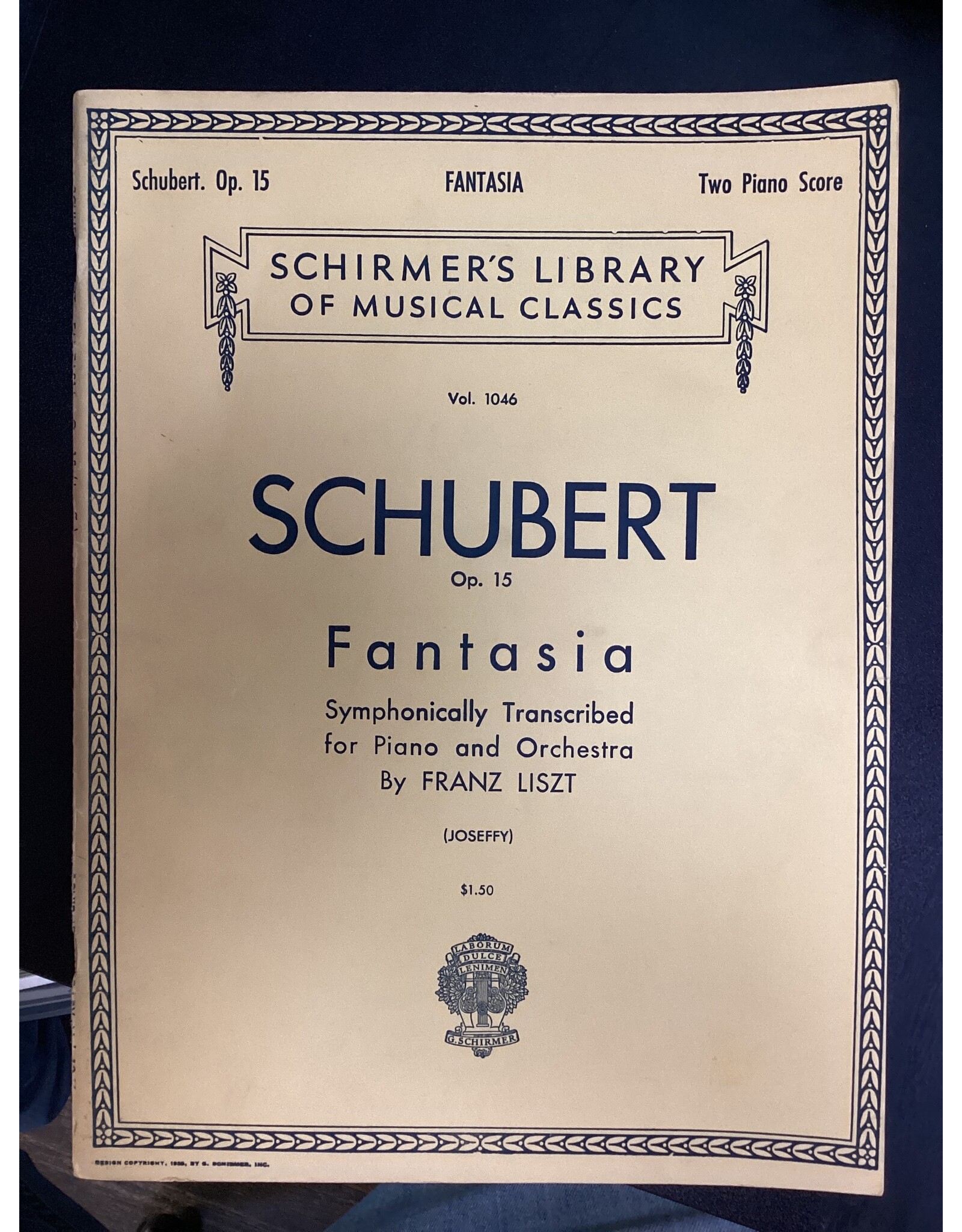 Generic Schubert Fantasia op.15
