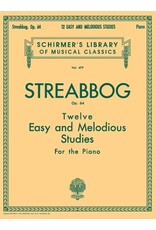 Hal Leonard Streabbog 12 Easy and Melodious Studies, Op. 64 (Grade 2) Piano Technique Piano Method Piano Technique