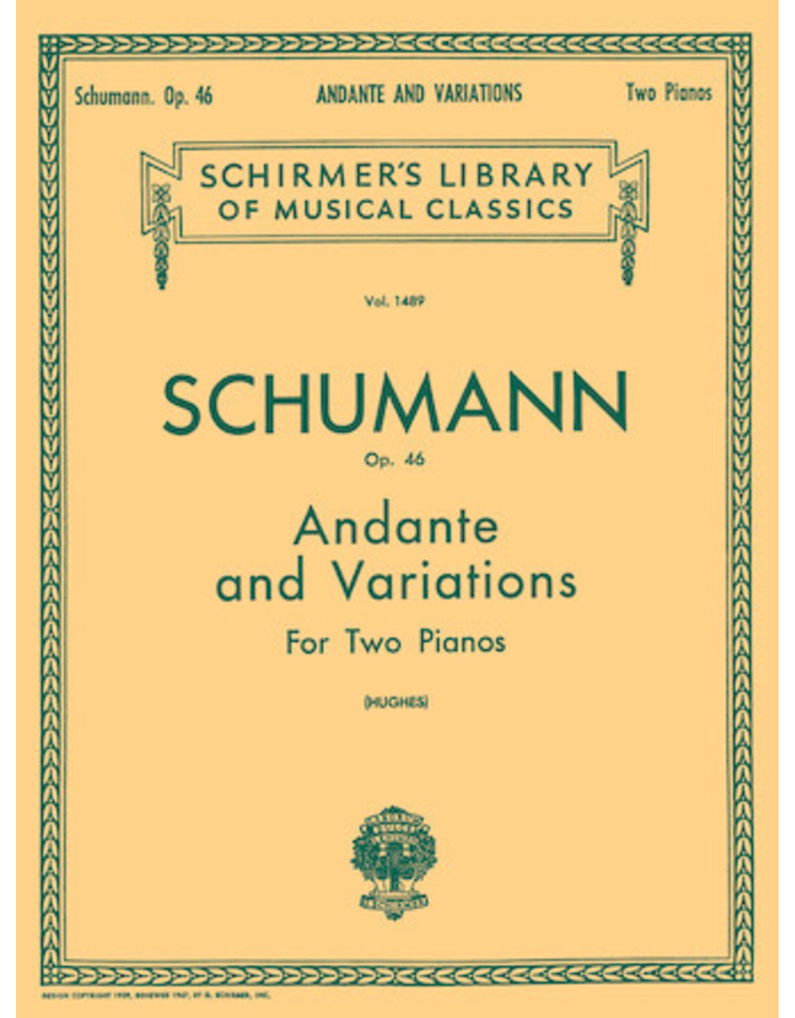 Hal Leonard Schumann Andante and Variations op.46