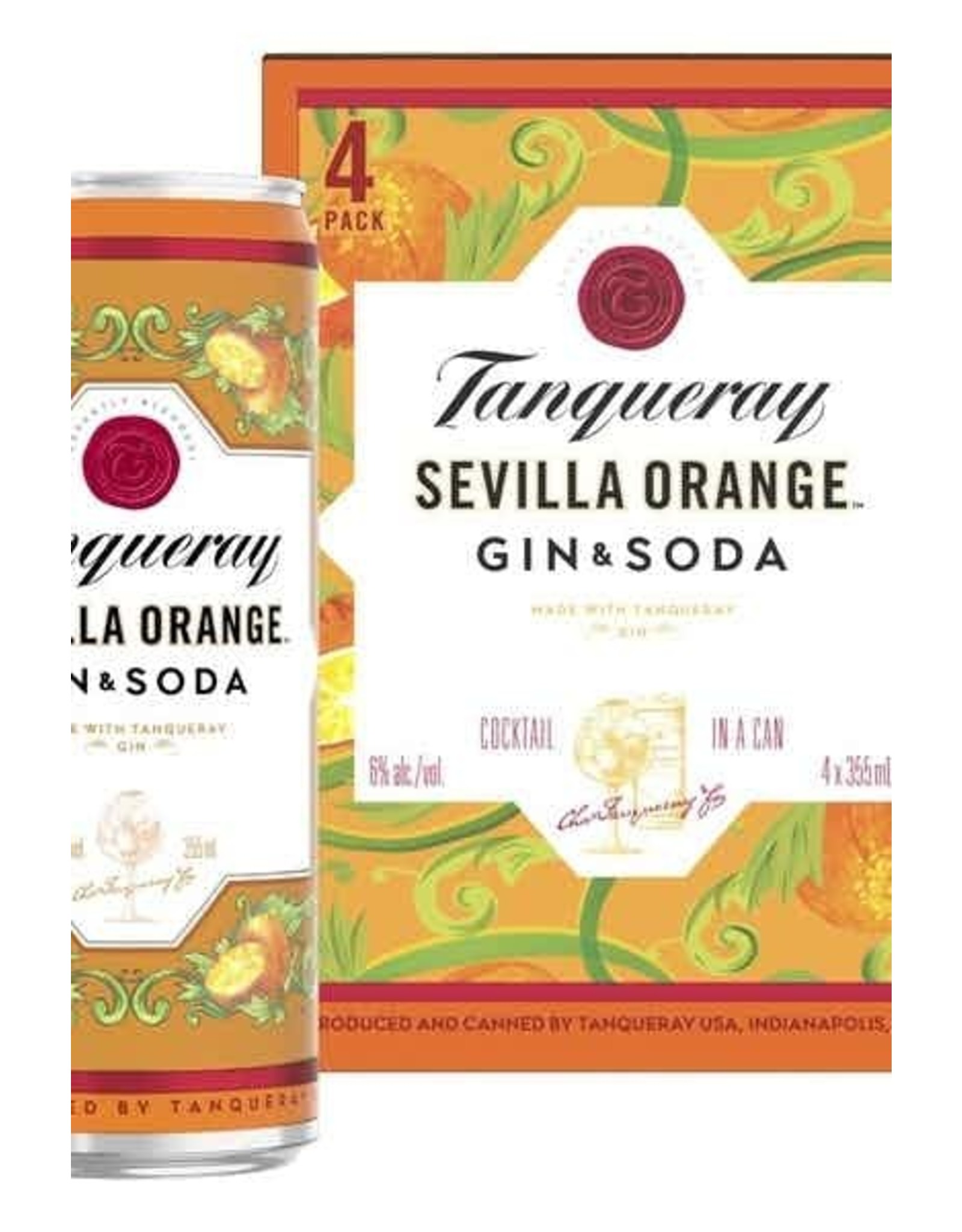 Tanqueray Sevilla Orange Gin & Soda Singles