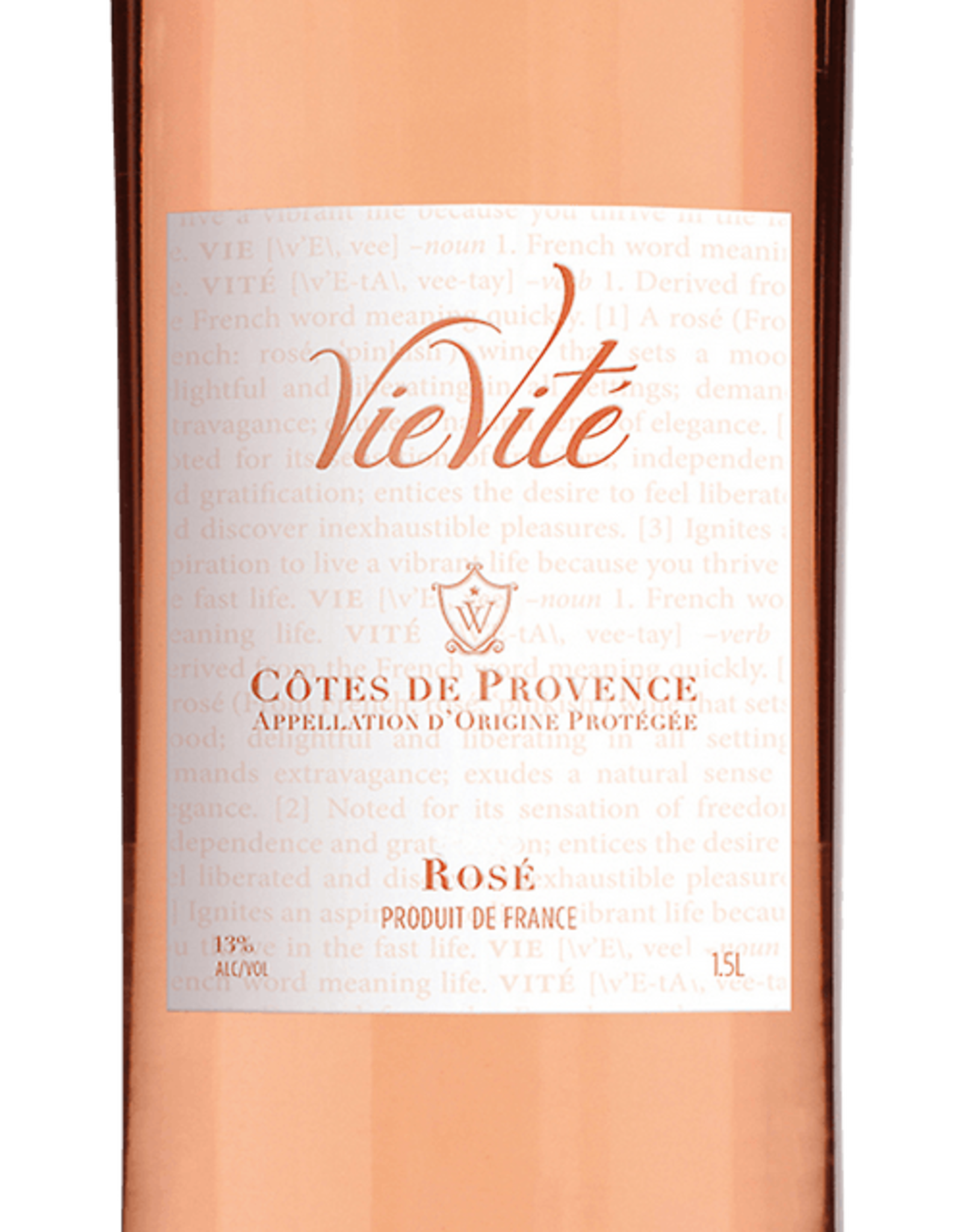 Vie Vite Provence Rose 2018 with bottle sleeve