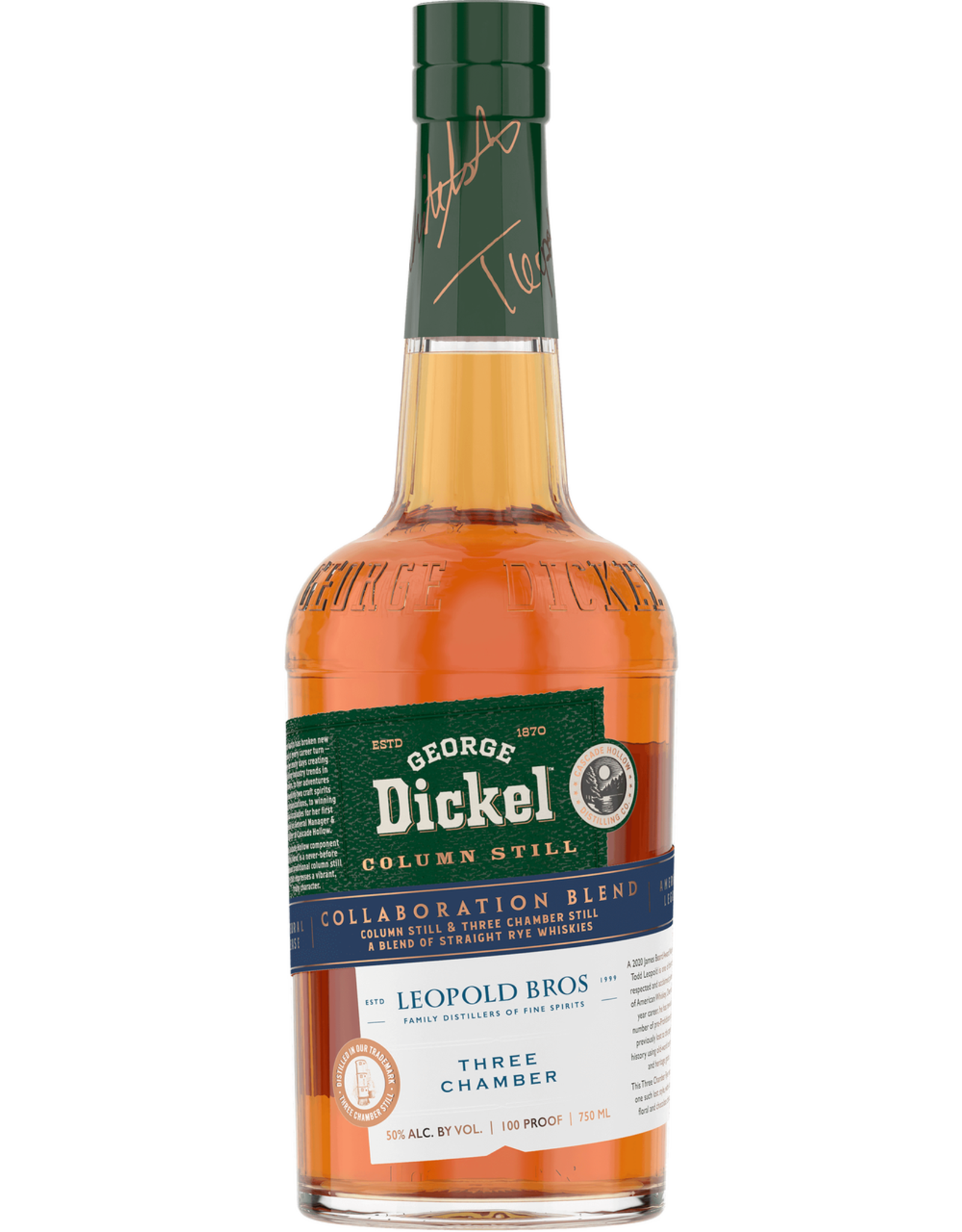Dickel X Leopold Bros, 3 Chamber, Rye Whiskey