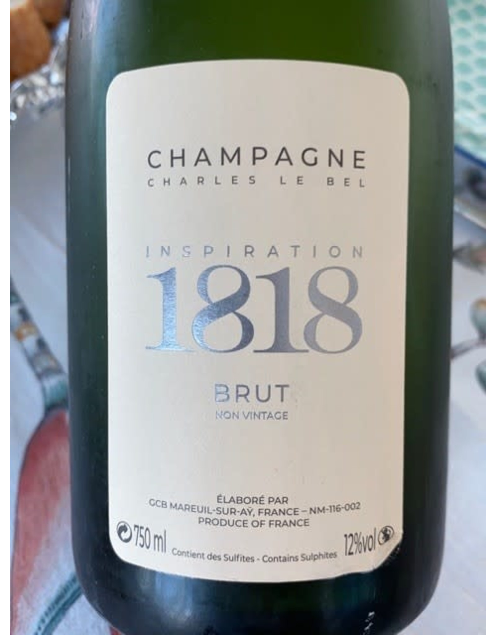 Charles Le Bel Inspiration 1818 Brut Champagne nv