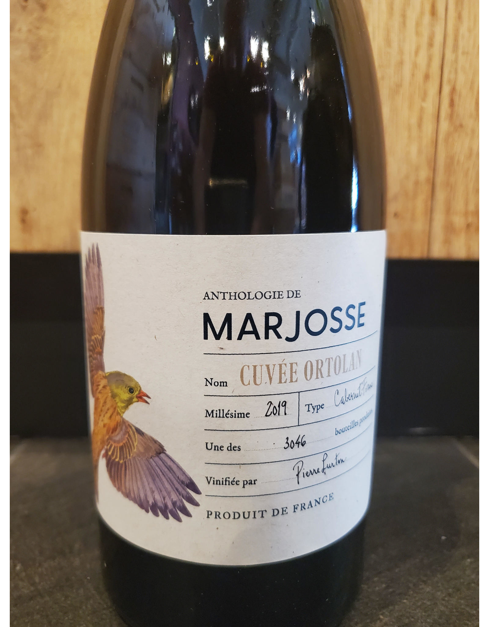 Marjosse, Cuvee Ortolan, Cabernet Franc, 2019