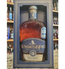 Bern's Select, WhistlePig, 15 Year, Single Barrel, Estate Oak, Rye