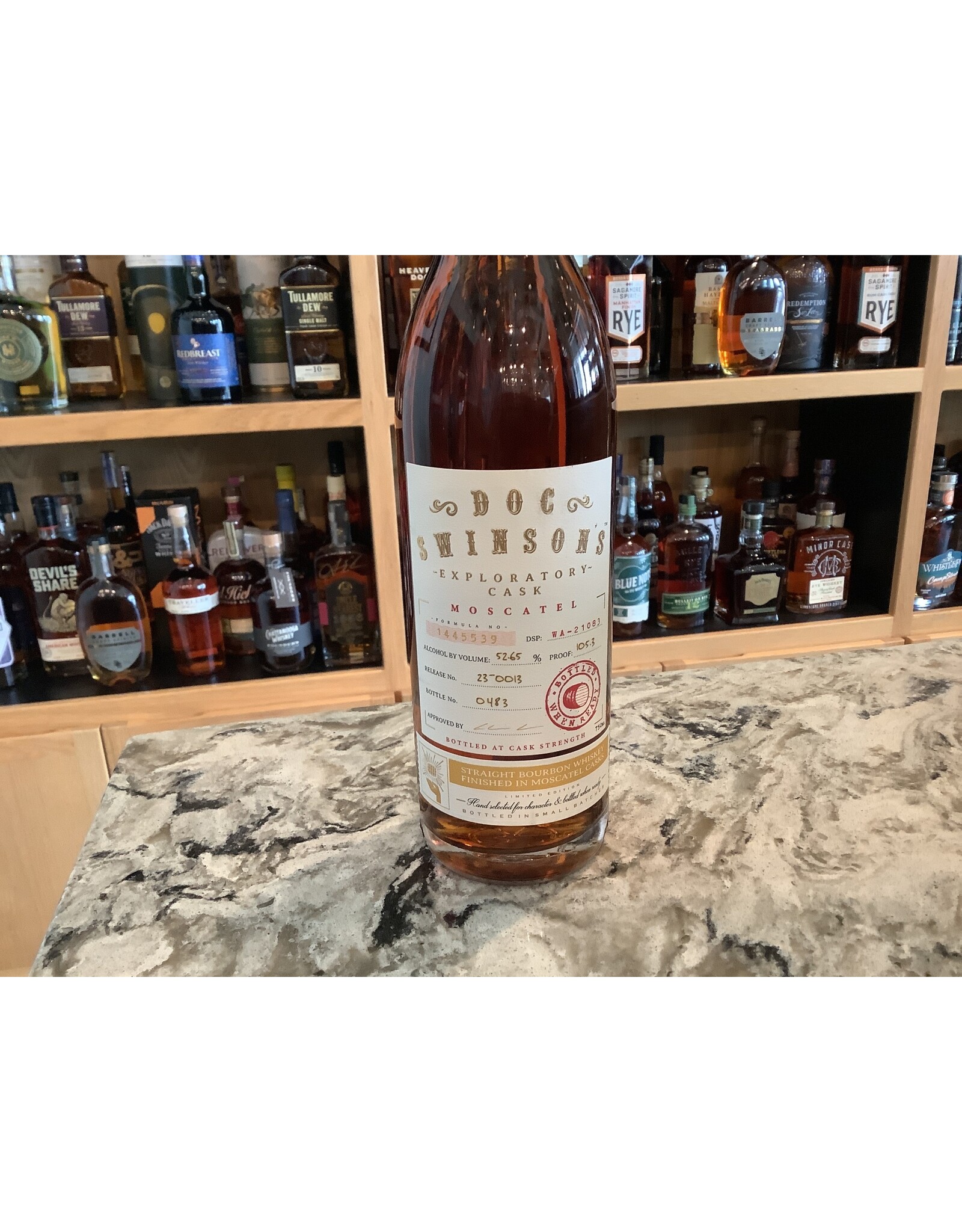 Doc Swinson’s Exploratory Cask “Moscatel” Bourbon with Moscatel Cask Finish