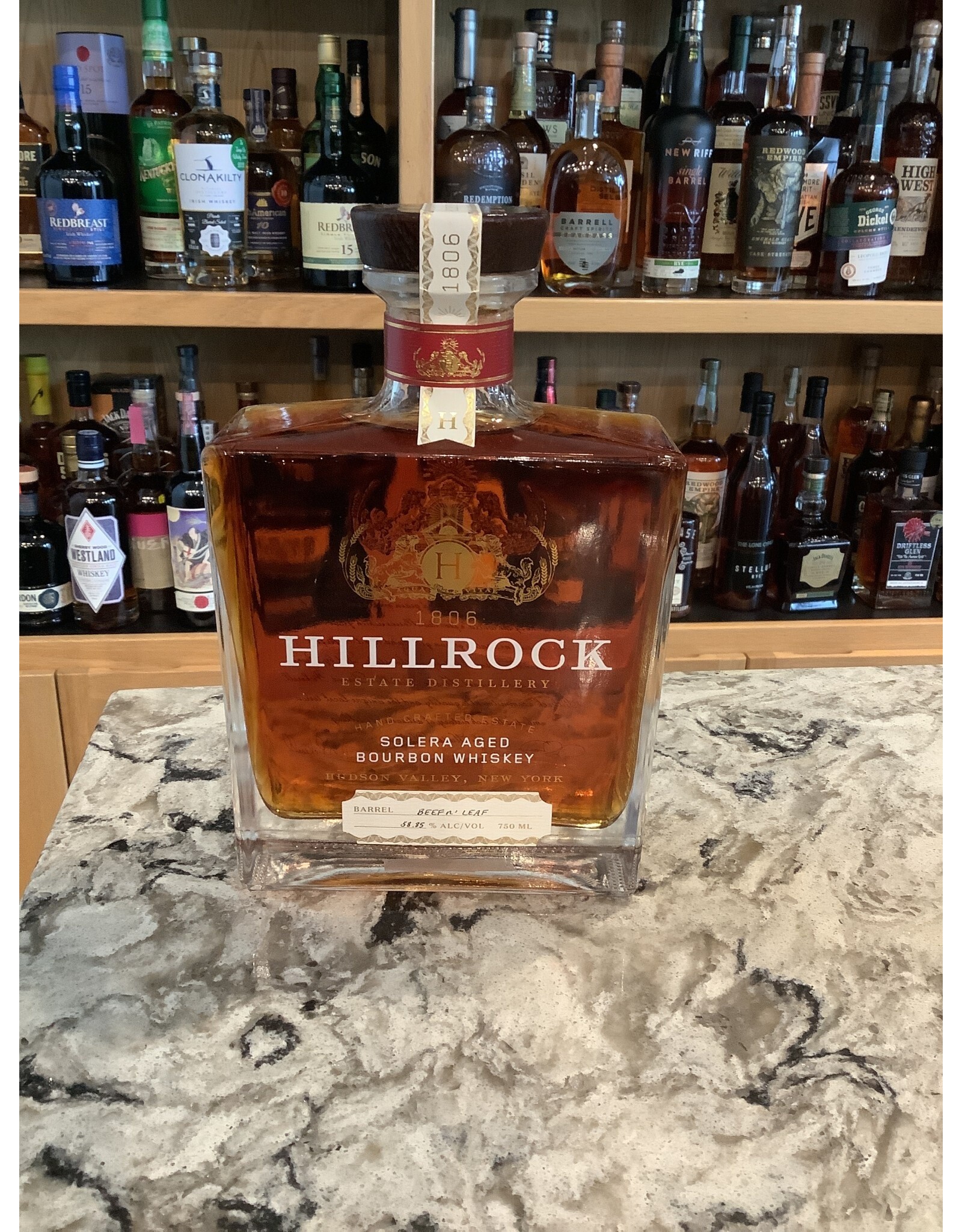 Hillrock, Bern’s, Beef ‘n Leaf, Solera Aged Bourbon, Pinot Noir Finish