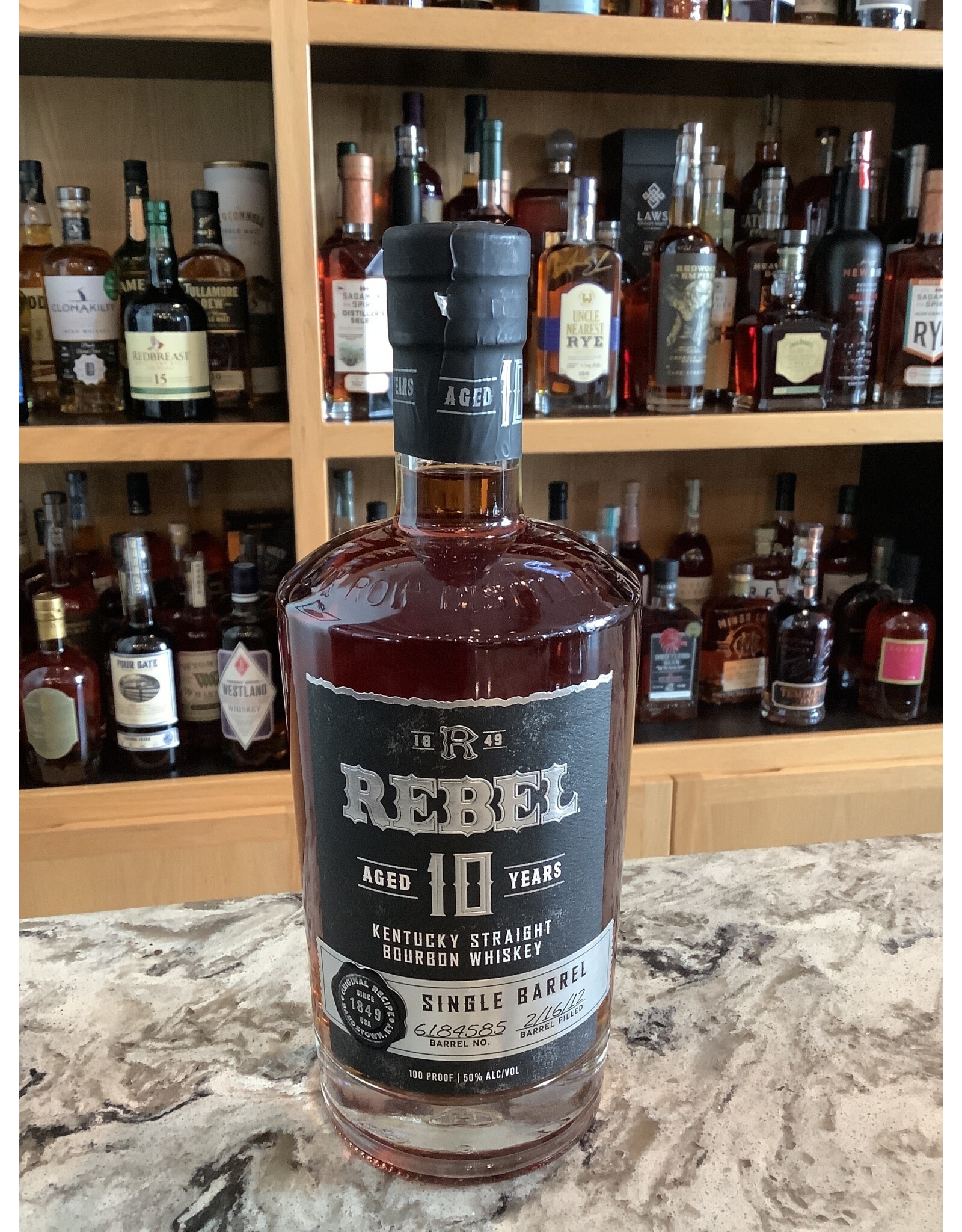Rebel, 10 Year, Single Barrel, Bourbon