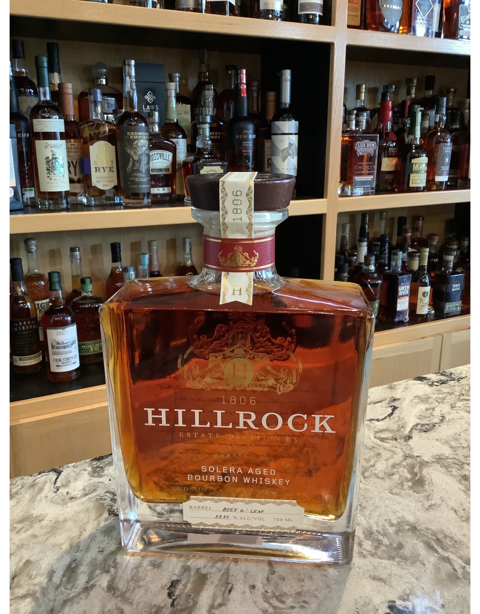 Hillrock, Bern’s, Beef ‘n Leaf, Solera Aged Bourbon, Cabernet Finish