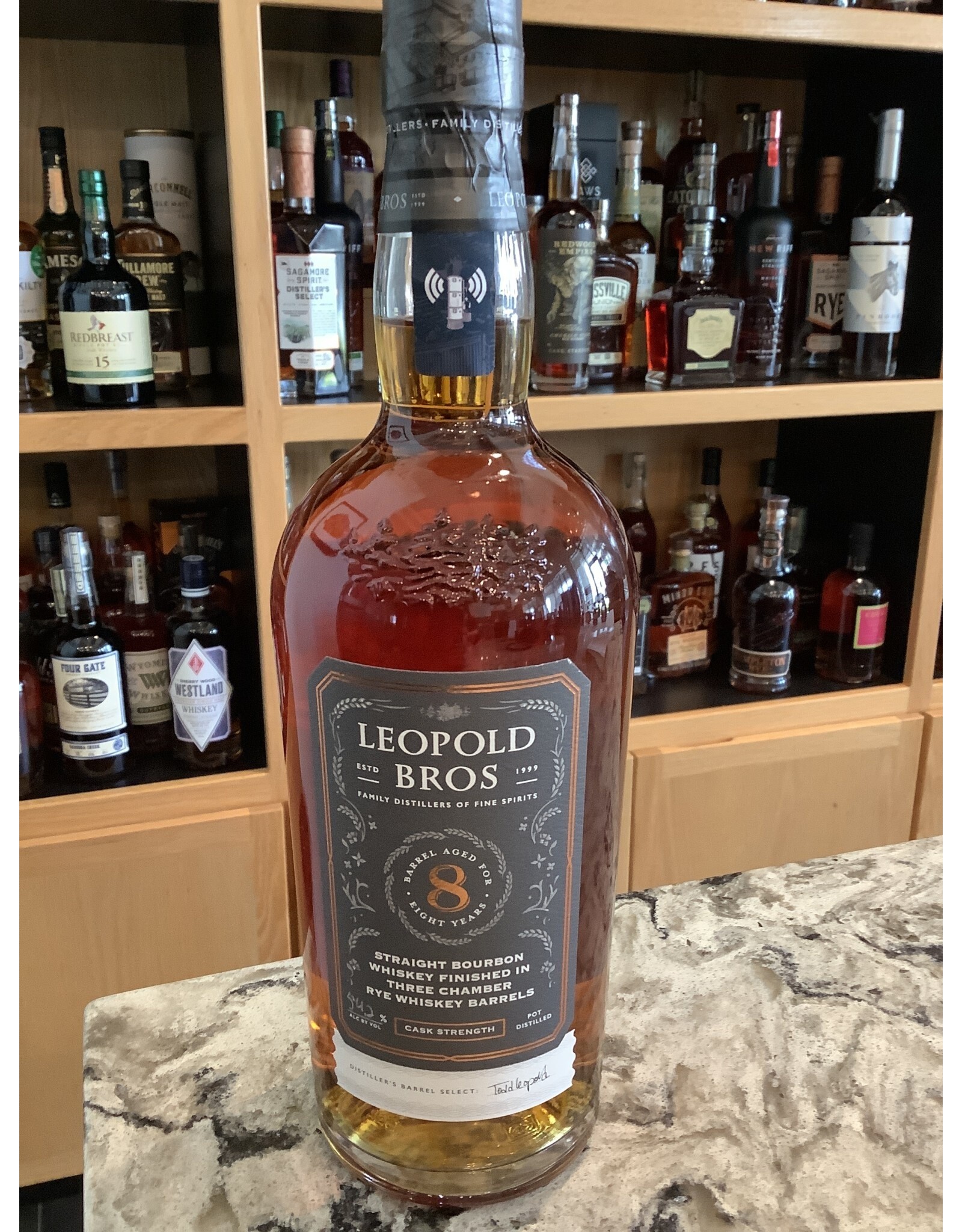 Leopold Bros, Bourbon, 8yr, Three Chamber Rye Finish