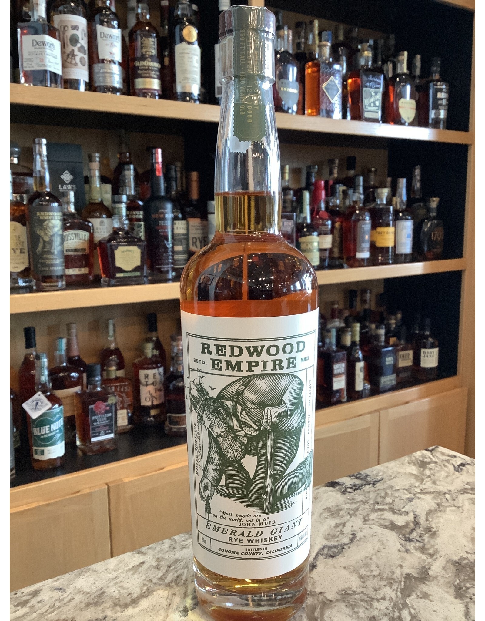 Redwood Empire Emerald Giant Rye Whiskey