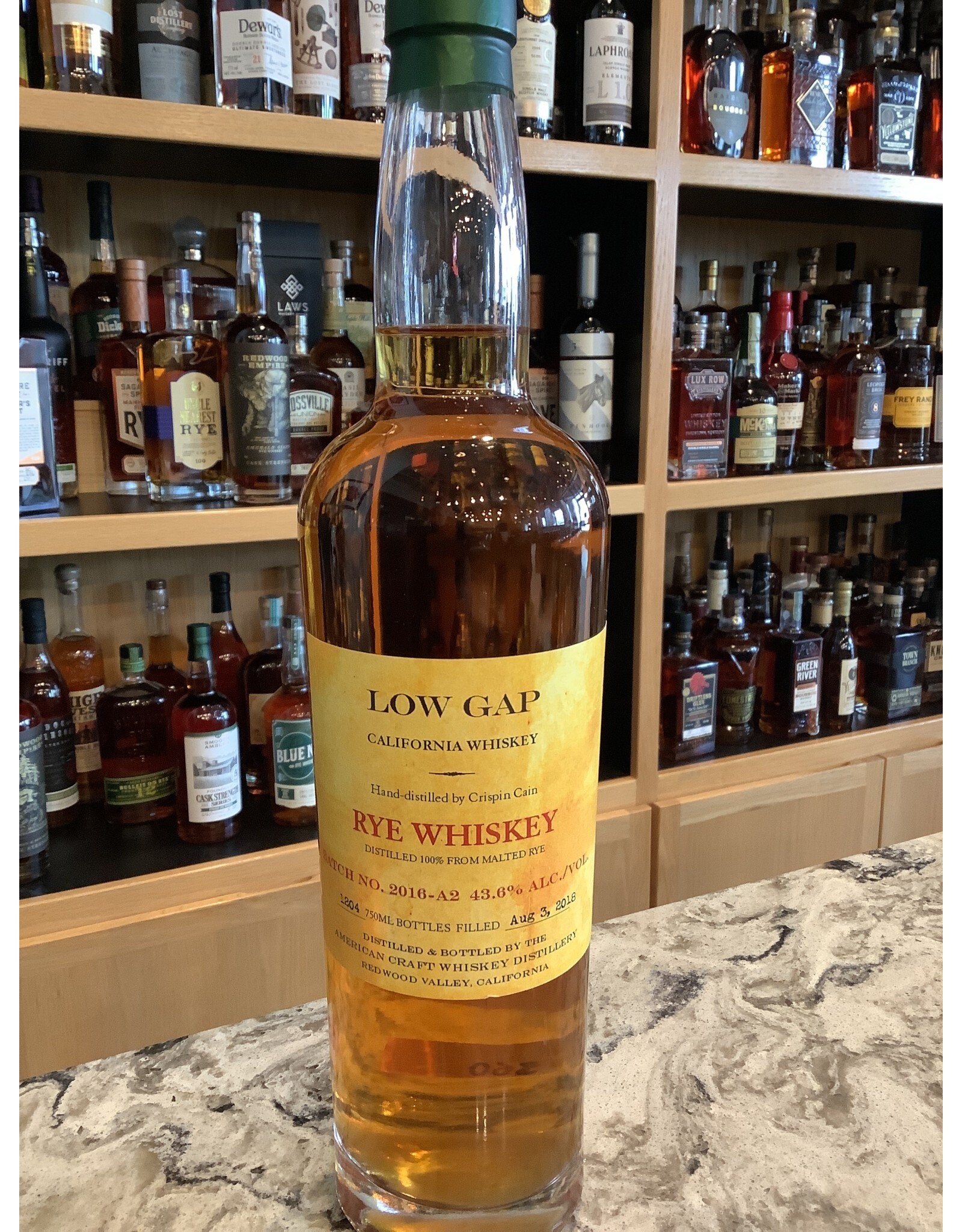 Low Gap, Rye Whiskey