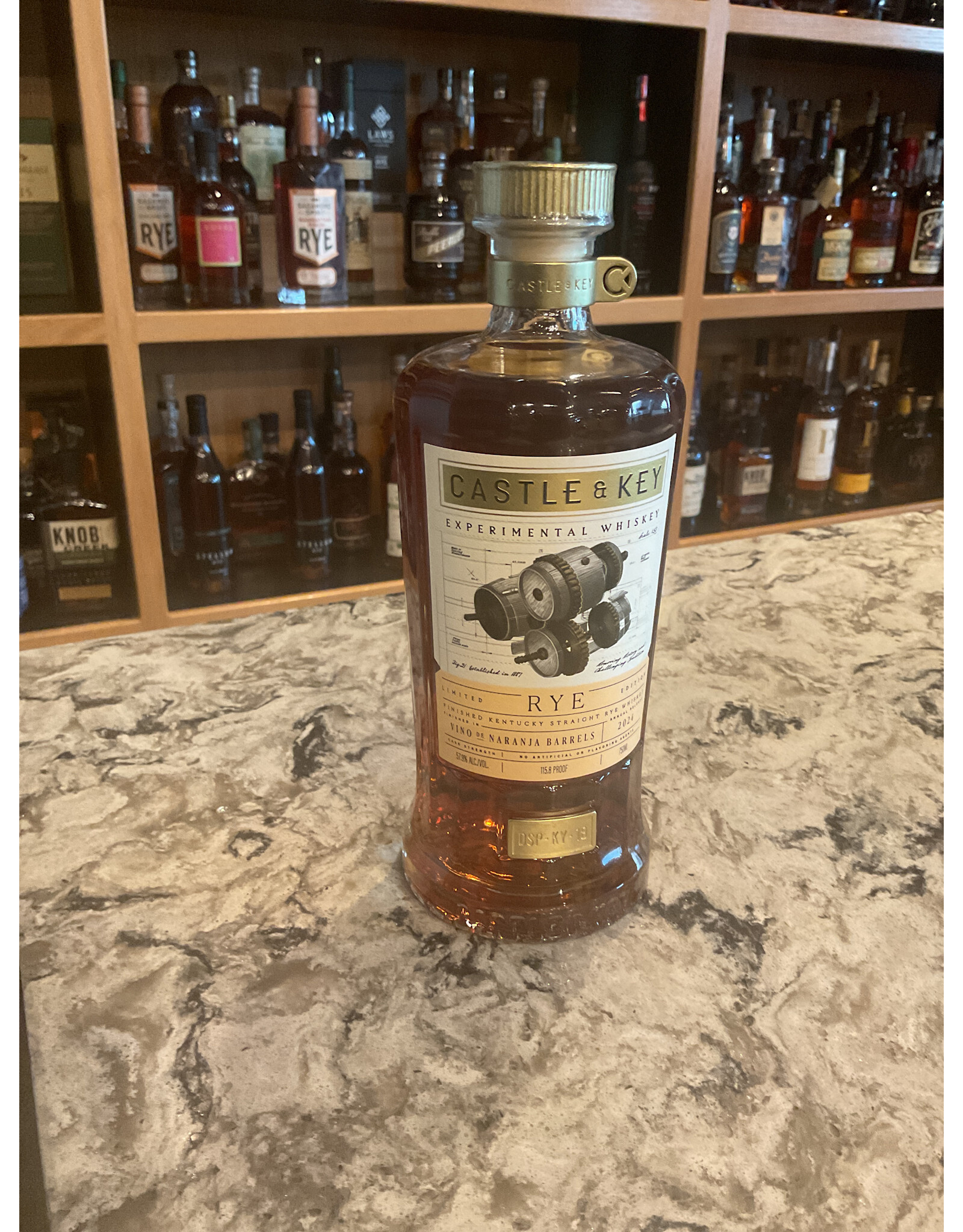 Castle & Key, Experimental Whiskey, Vino de Naranja, Rye
