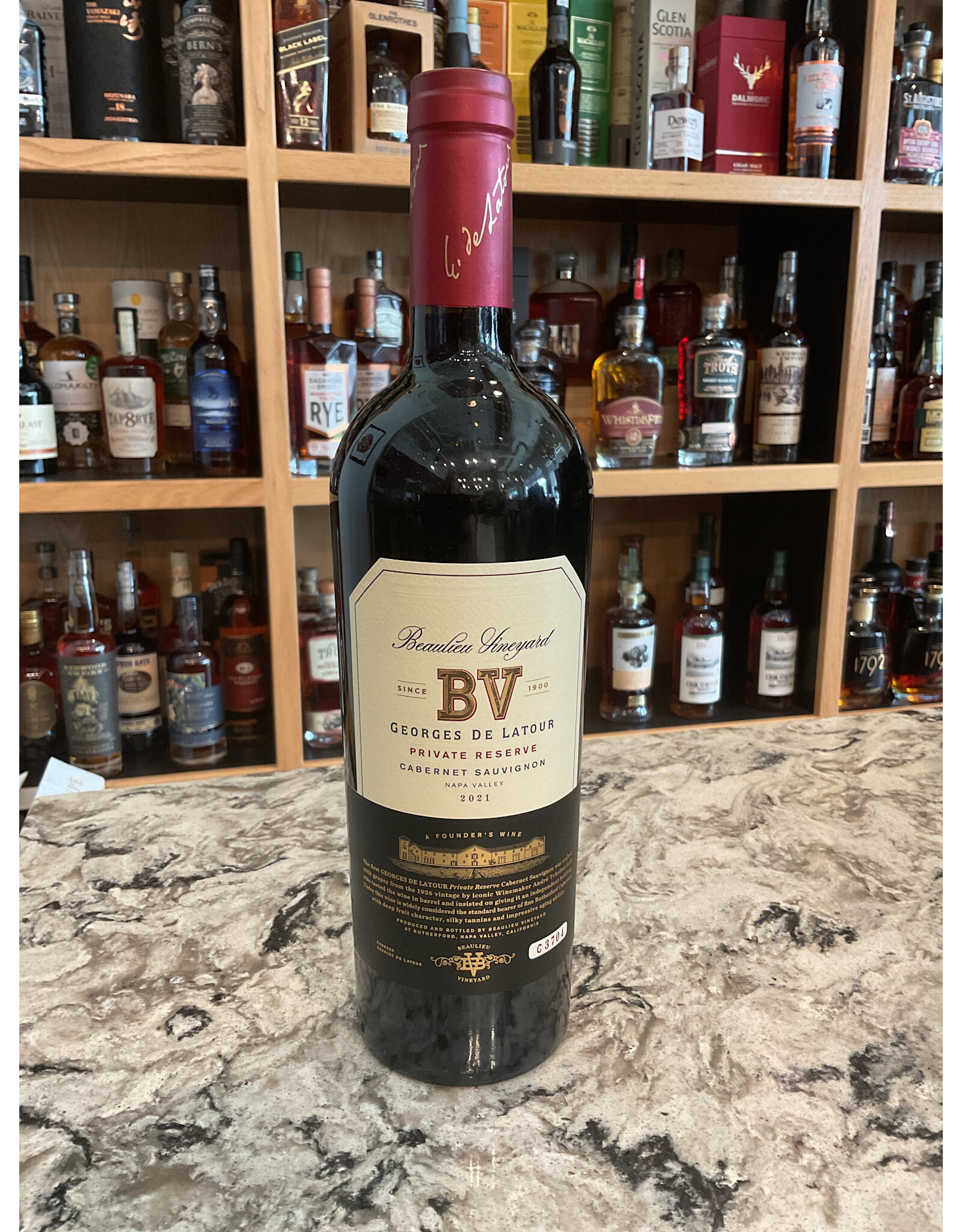 BV, Georges de Latour, Private Reserve, Napa Valley, Cabernet Sauvignon, 2021