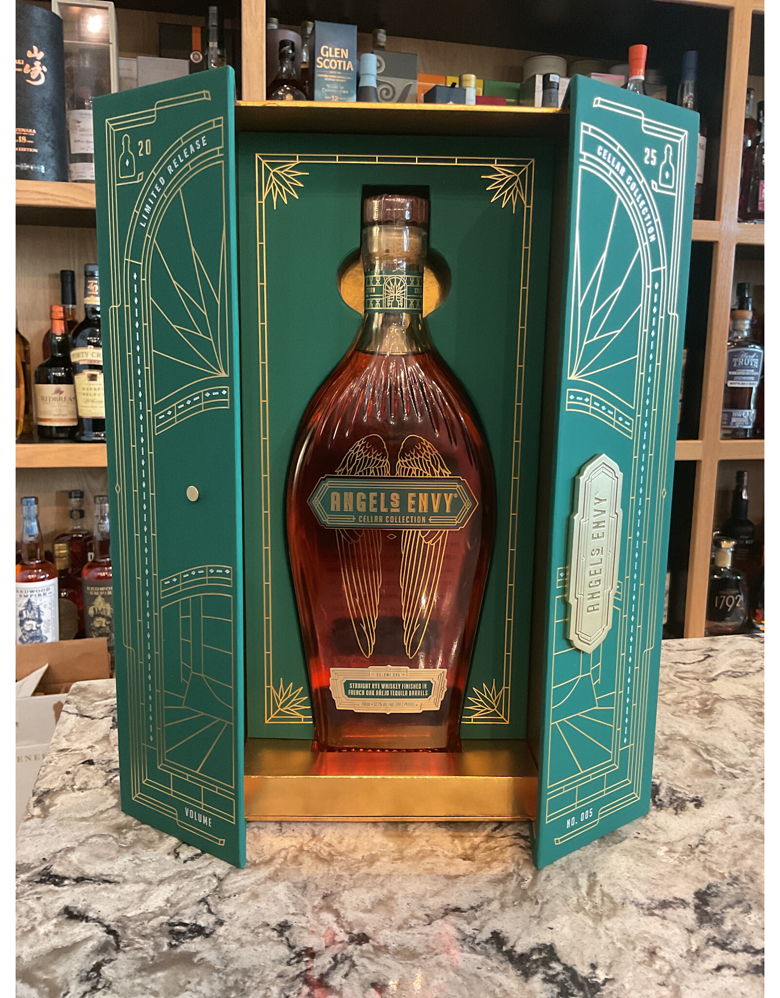 Angel’s Envy, French Oak, Extra Anejo, Tequila Finish, Rye