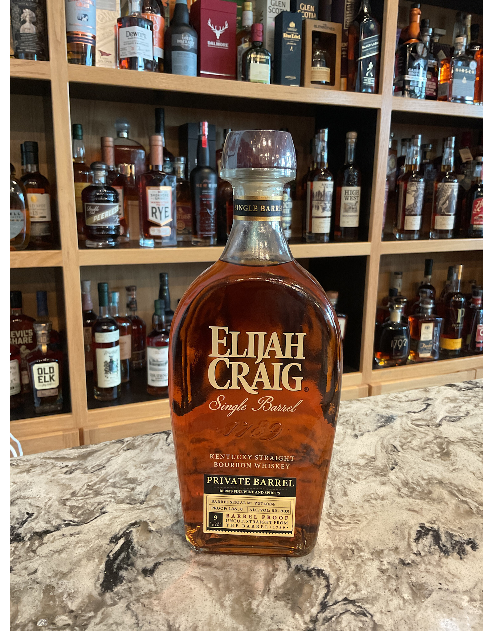 BSH, Elijah Craig, Single Barrel, 9yr