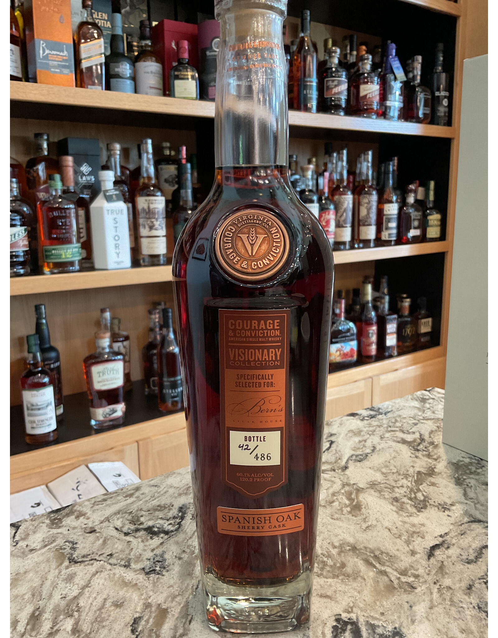 BSH, Courage & Conviction, American Single Malt, 'Visionary Collection,' Spanish Oak Cask