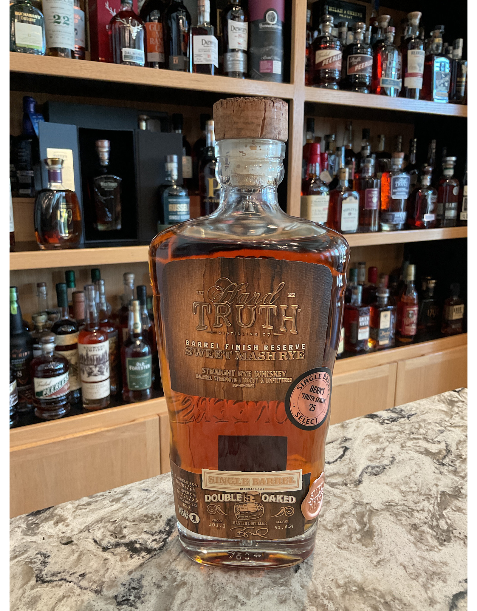 BSH, Hard Truth, ‘Truth Serum’, Double Oaked, Sweet Mash Rye