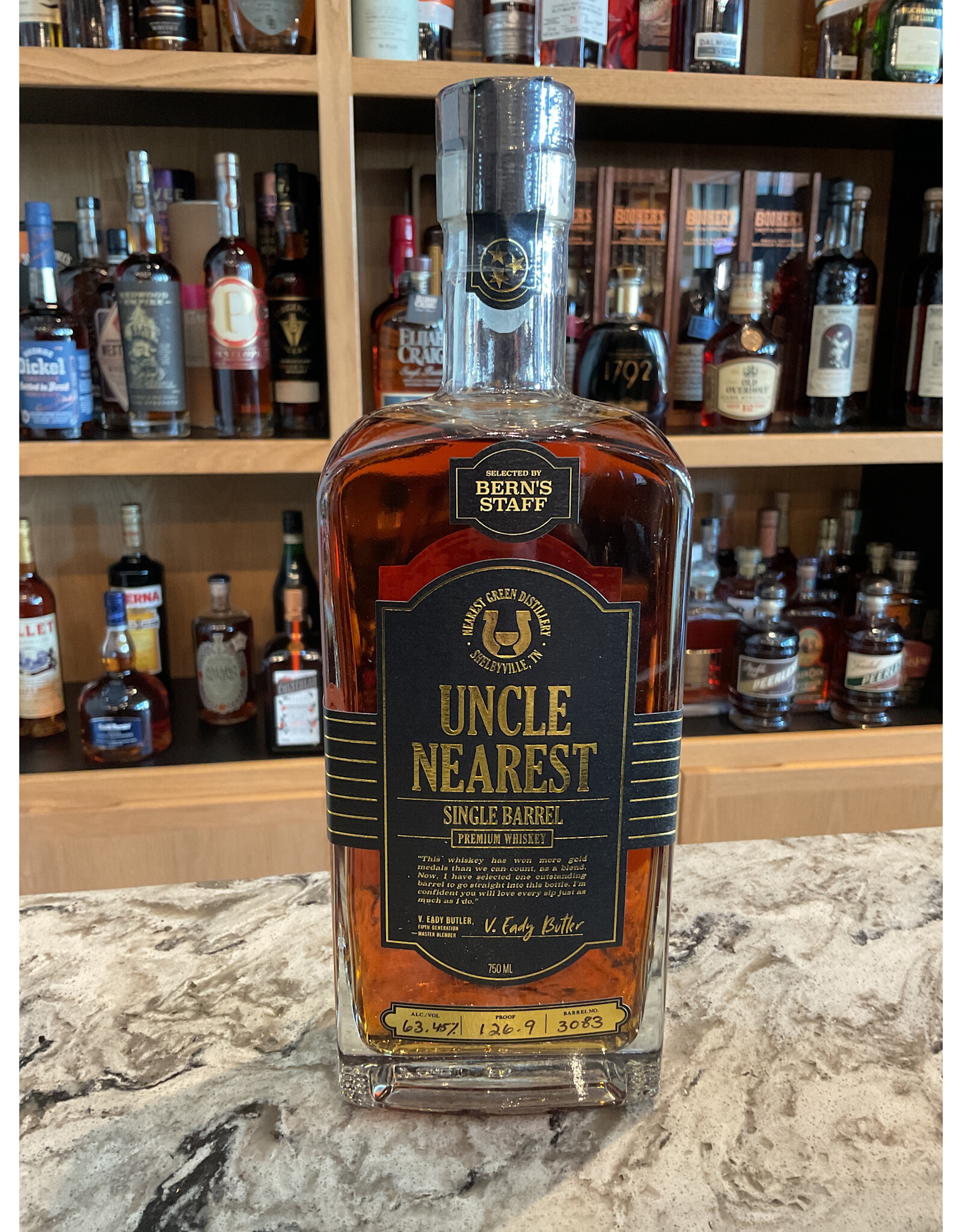 Bern's Select, Uncle Nearest, Single Barrel, ‘Staff Pick’, Whiskey