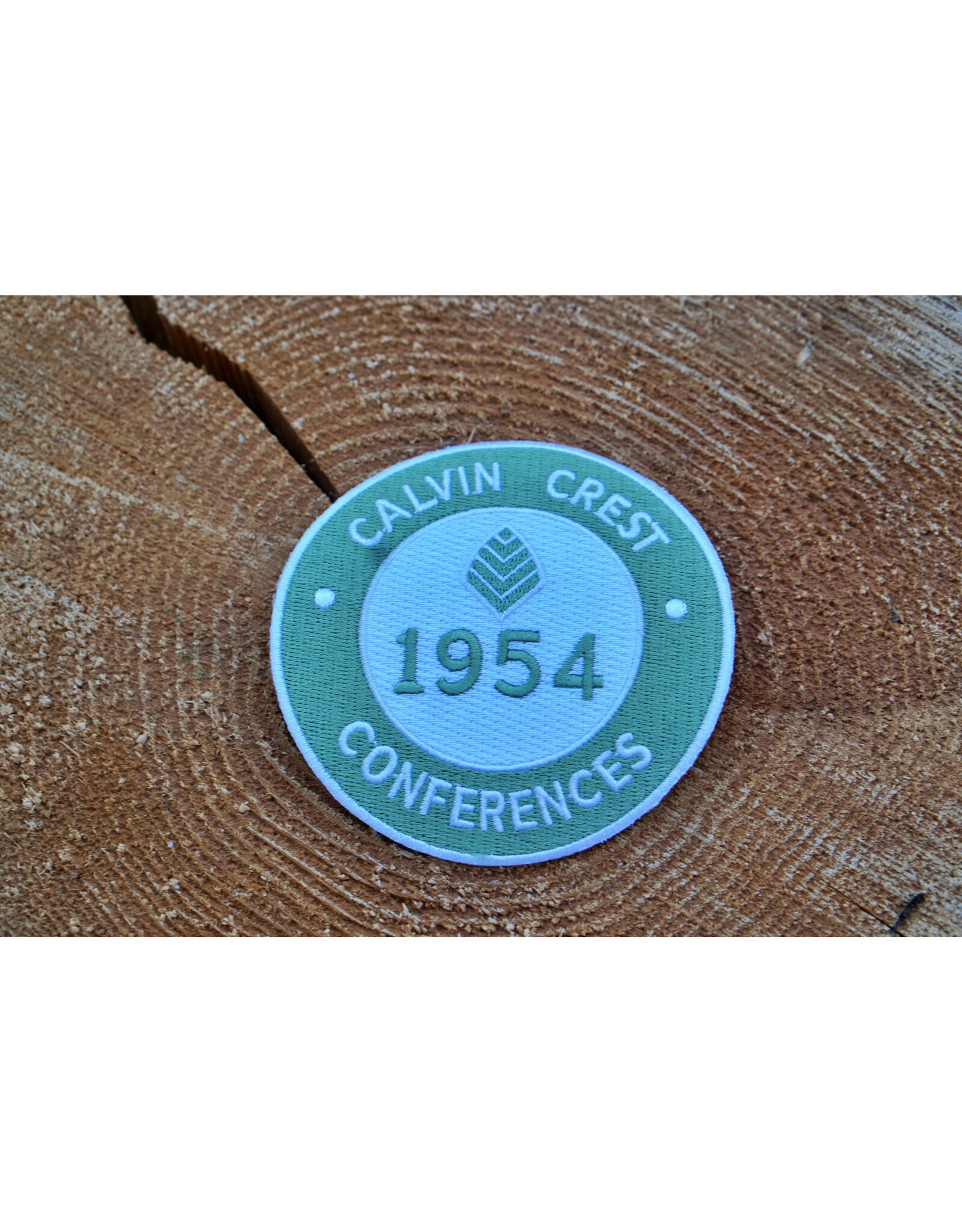 Calvin Crest Circle Patch