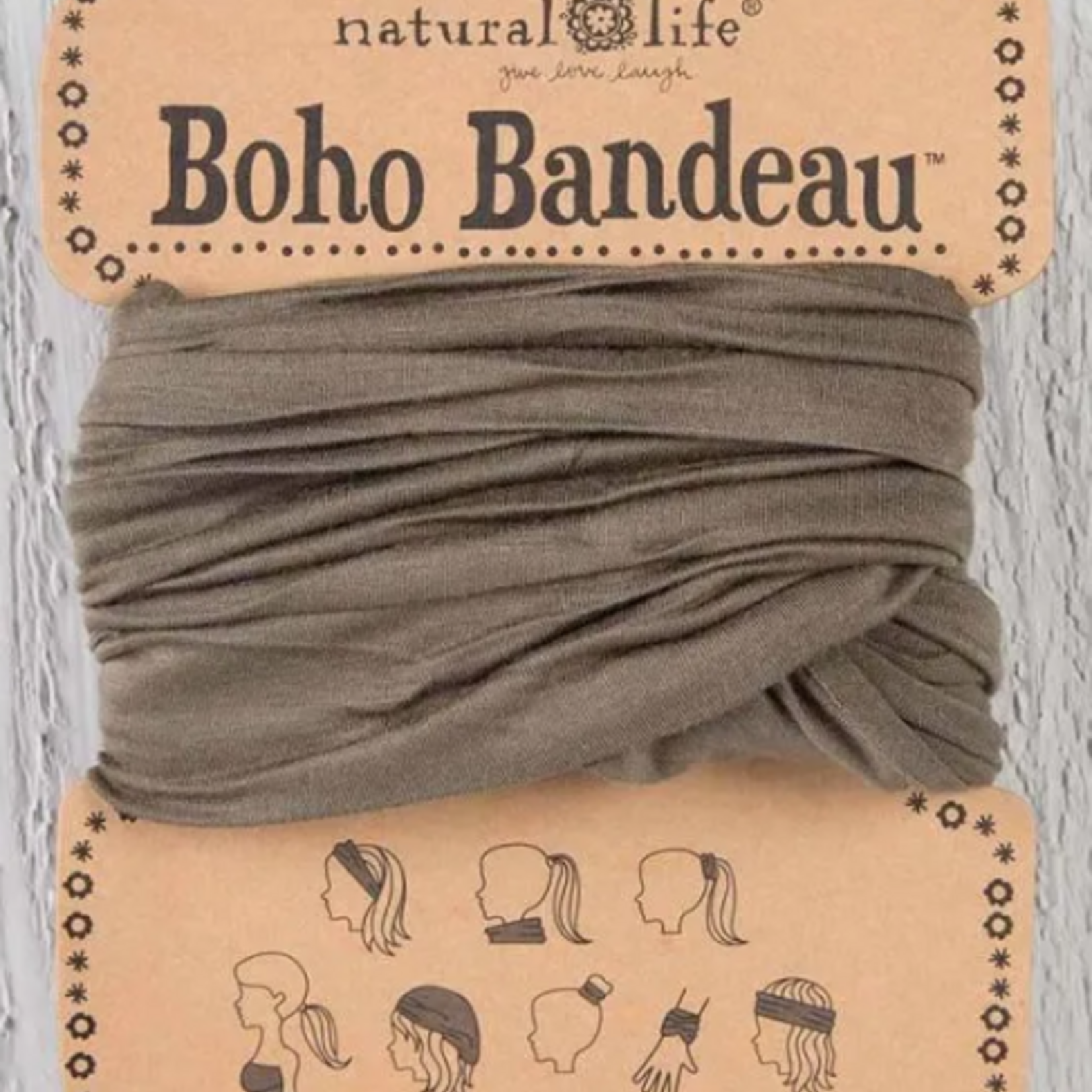 Natural Life Boho Bandeau, Olive