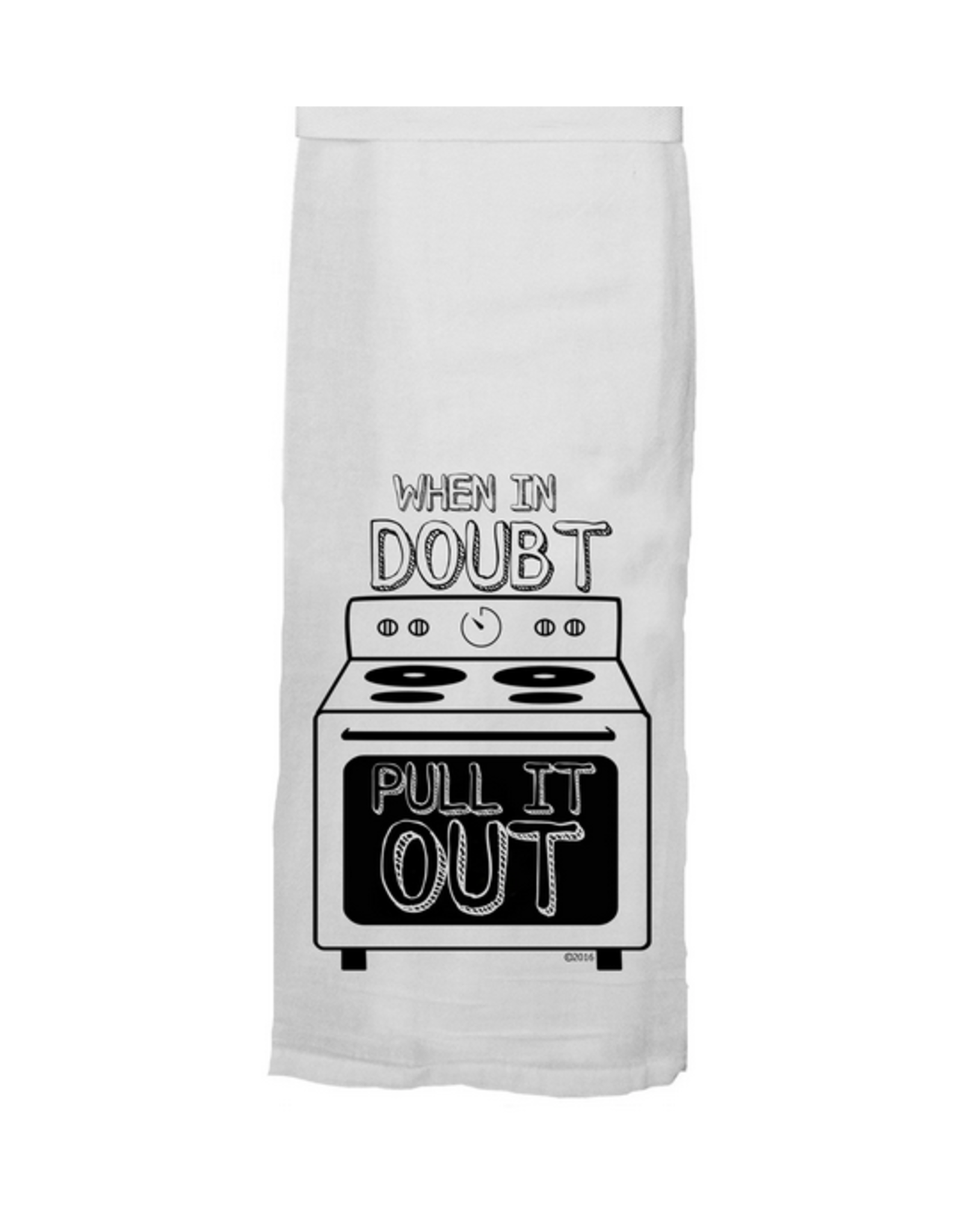 Twisted Wares Flour Sack Towel, Pull It Out