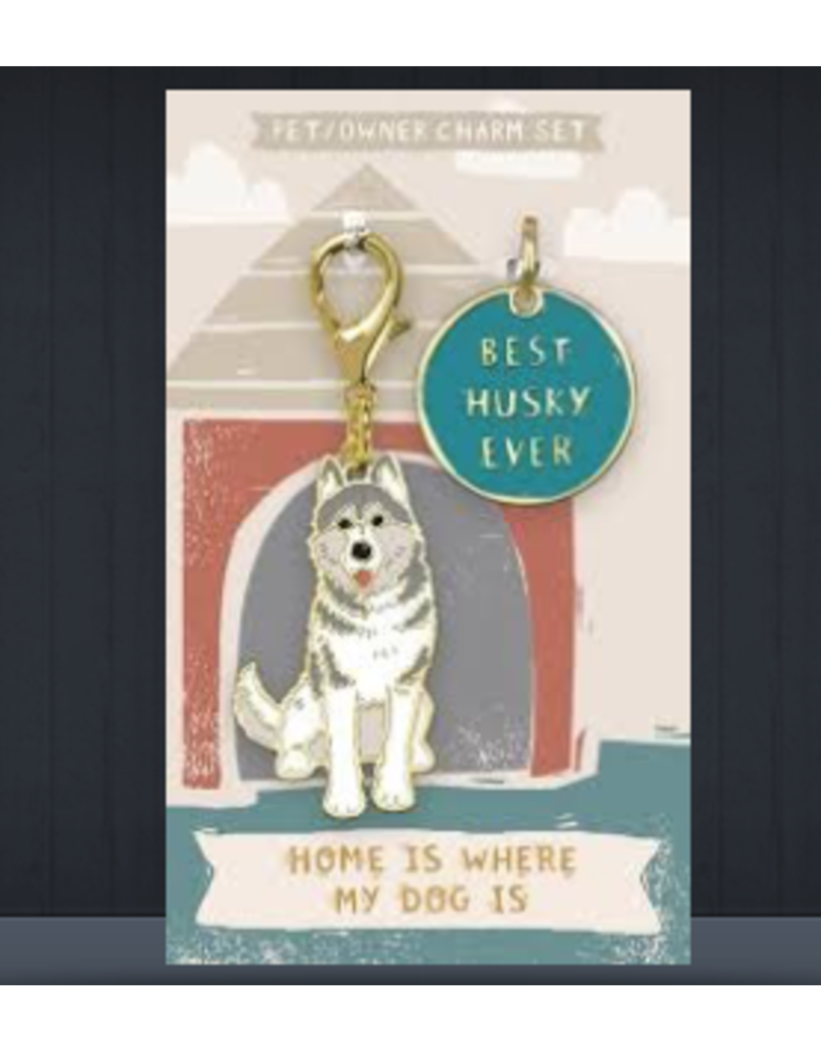 Pet/Owner Charm Set, Husky - The Apple Tree