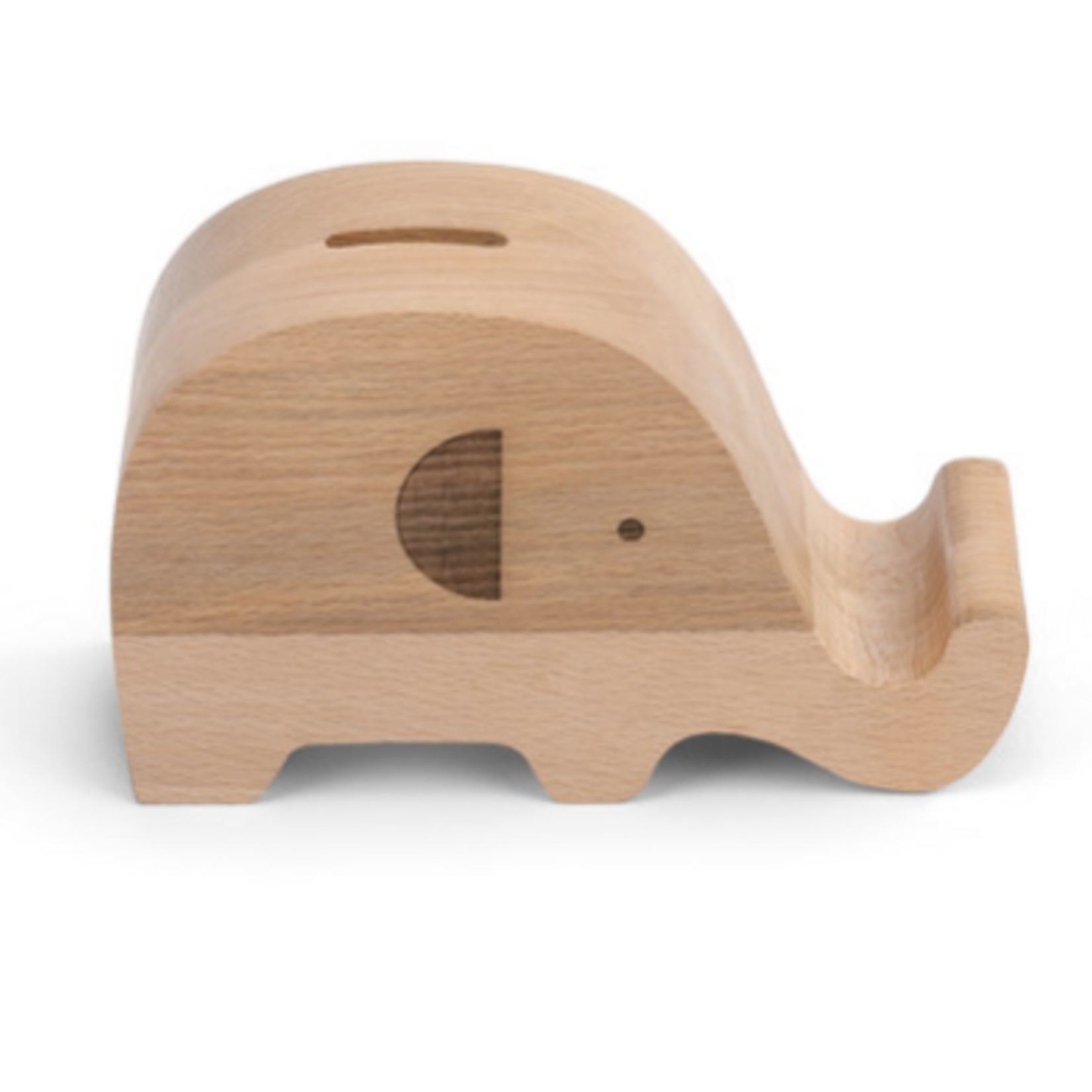 Demdaco Wooden Elephant Bank