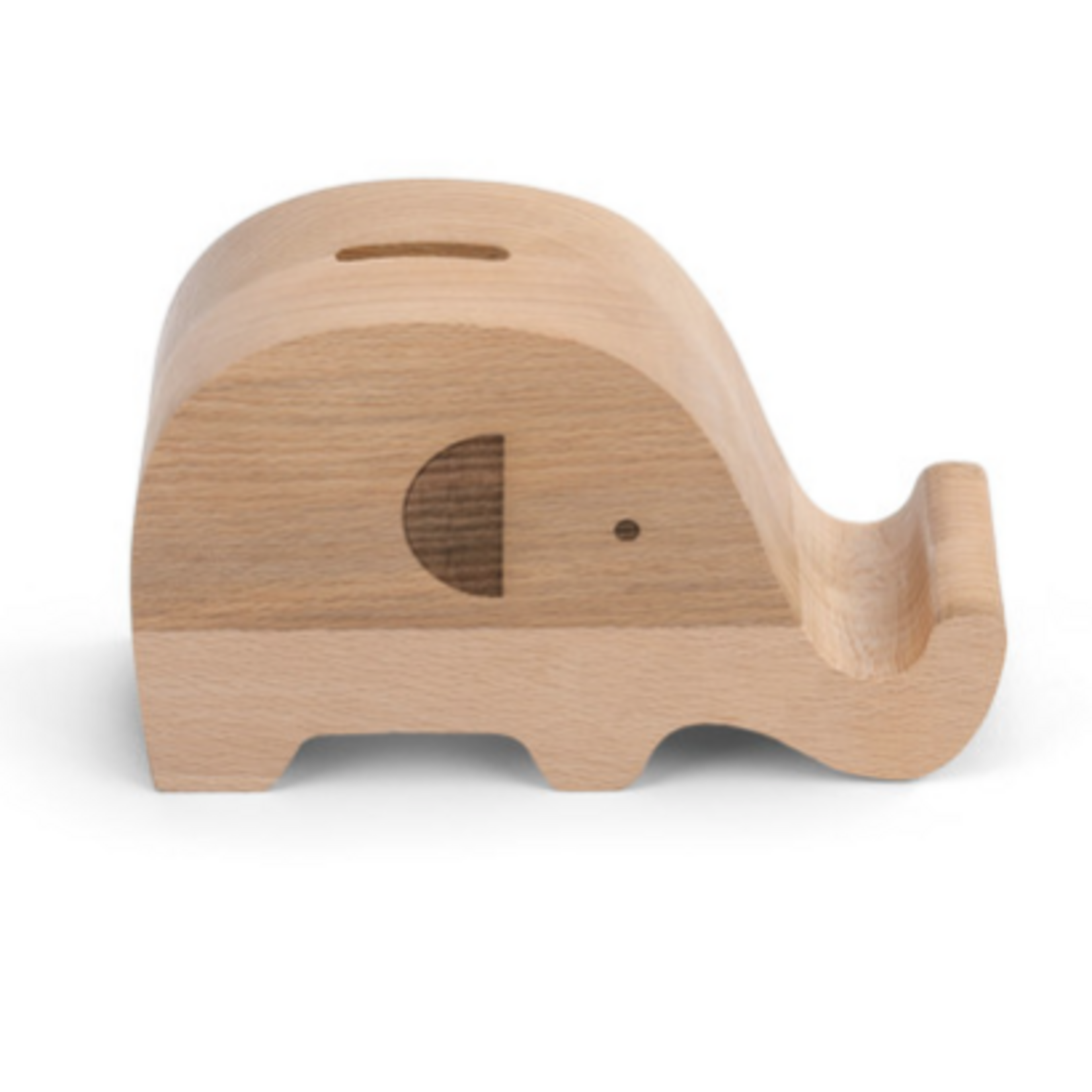 Demdaco Wooden Elephant Bank