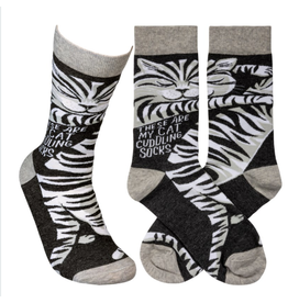 Primitives by Kathy Socks-Cat Cuddling