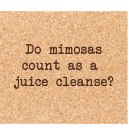 Ellembee Home Cork Coaster, Juice Cleanse