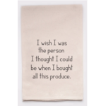Flour Sack Towel, Produce Person