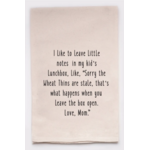 Flour Sack Towel, Stale Wheat Thins