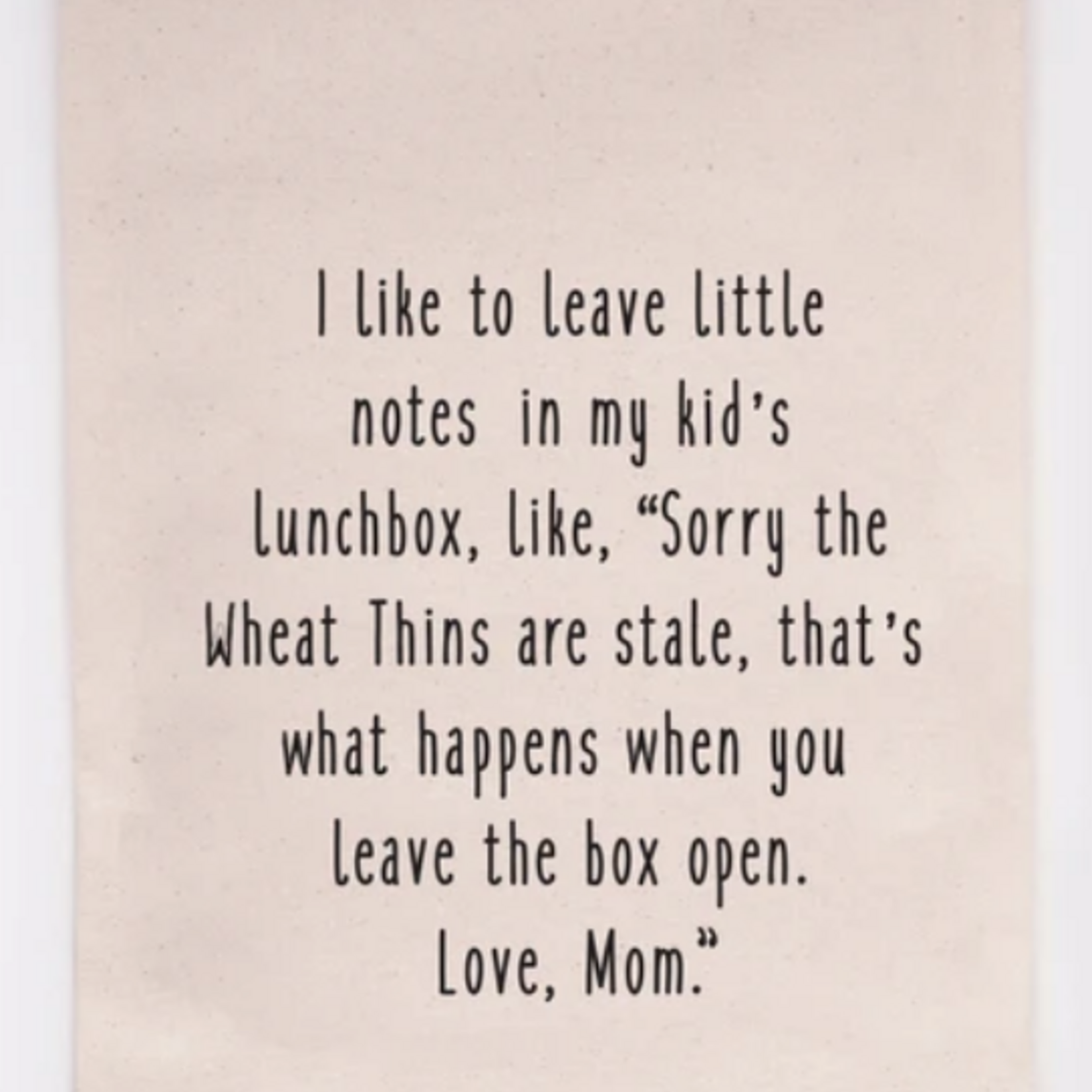 Ellembee Home Flour Sack Towel, Stale Wheat Thins