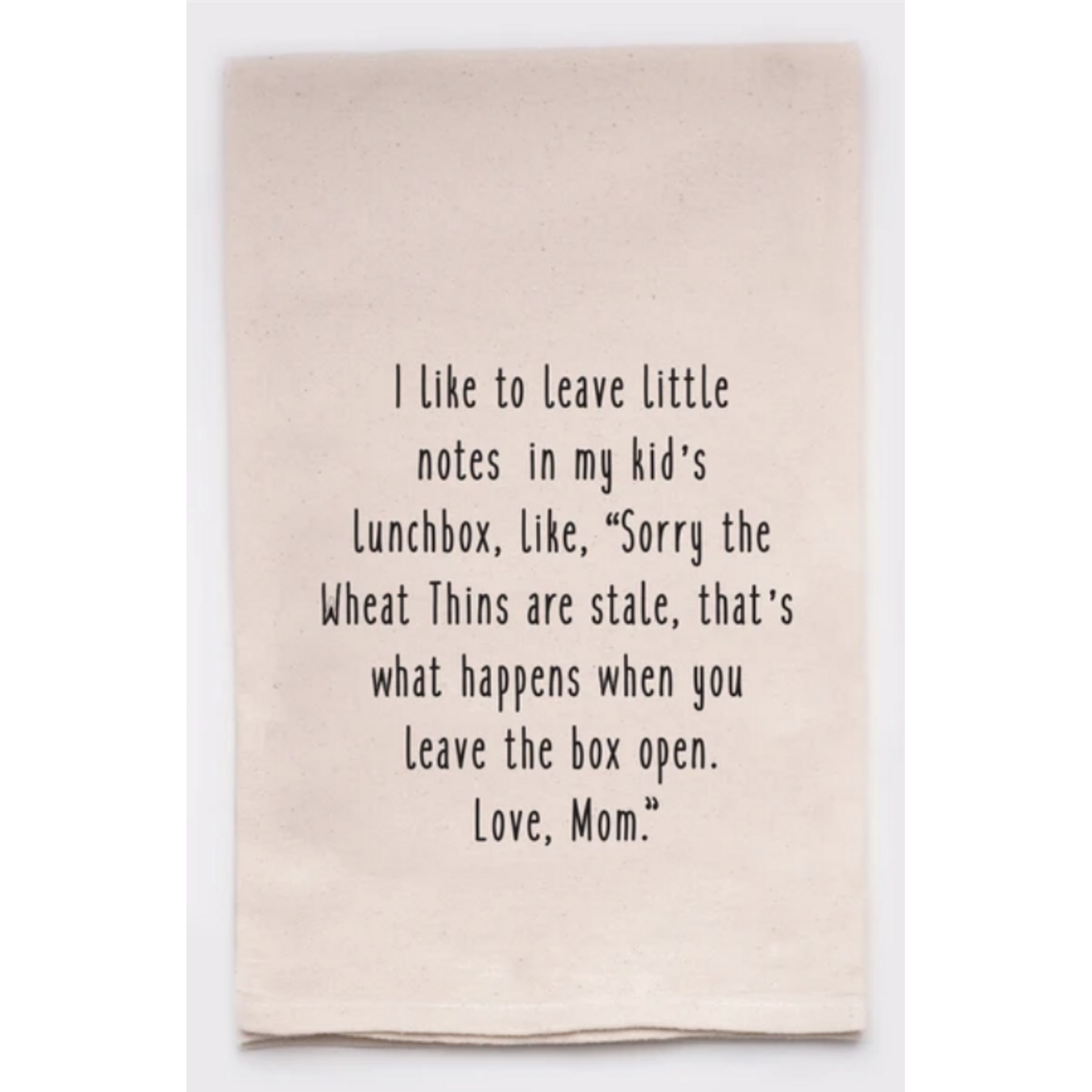 Flour Sack Towel, Stale Wheat Thins