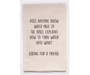 Fueled by Wine Flour Sack Towel