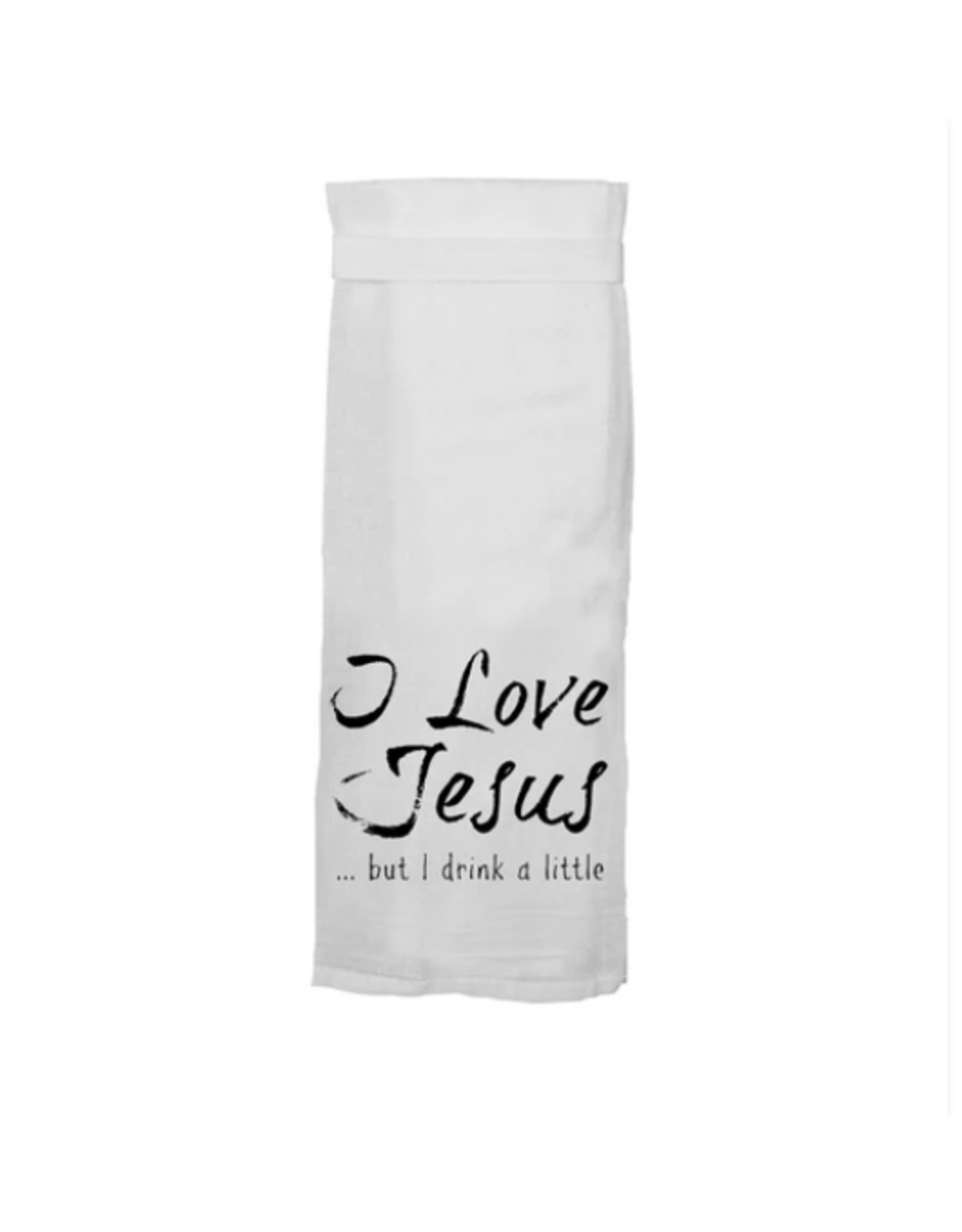 Flour Sack Towel, Jesus Drinks