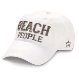 Beach People Ball Hat, white