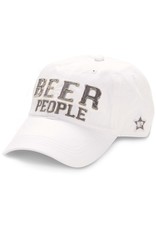 We People Beer People Ball Hat, white