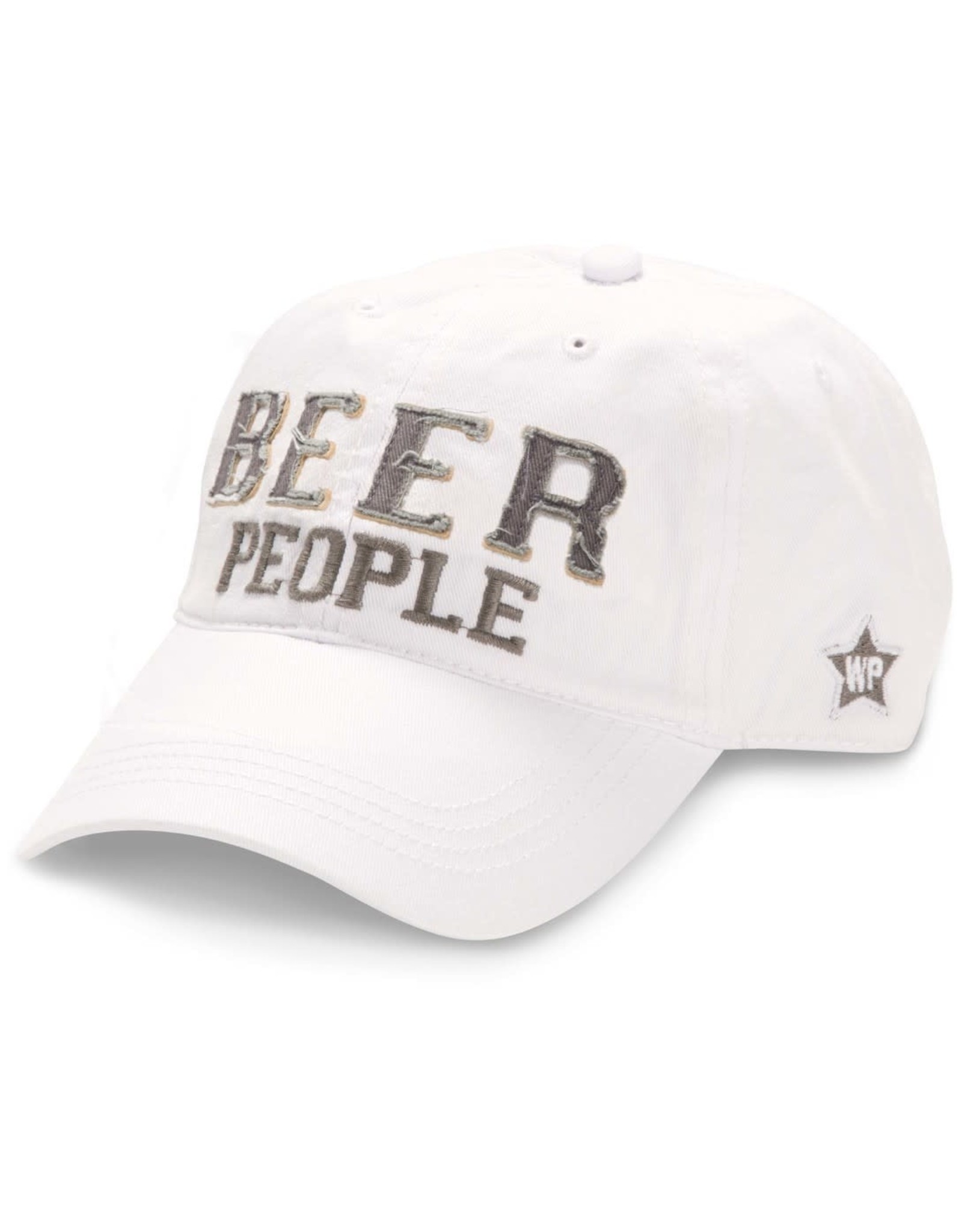 We People Beer People Ball Hat, white
