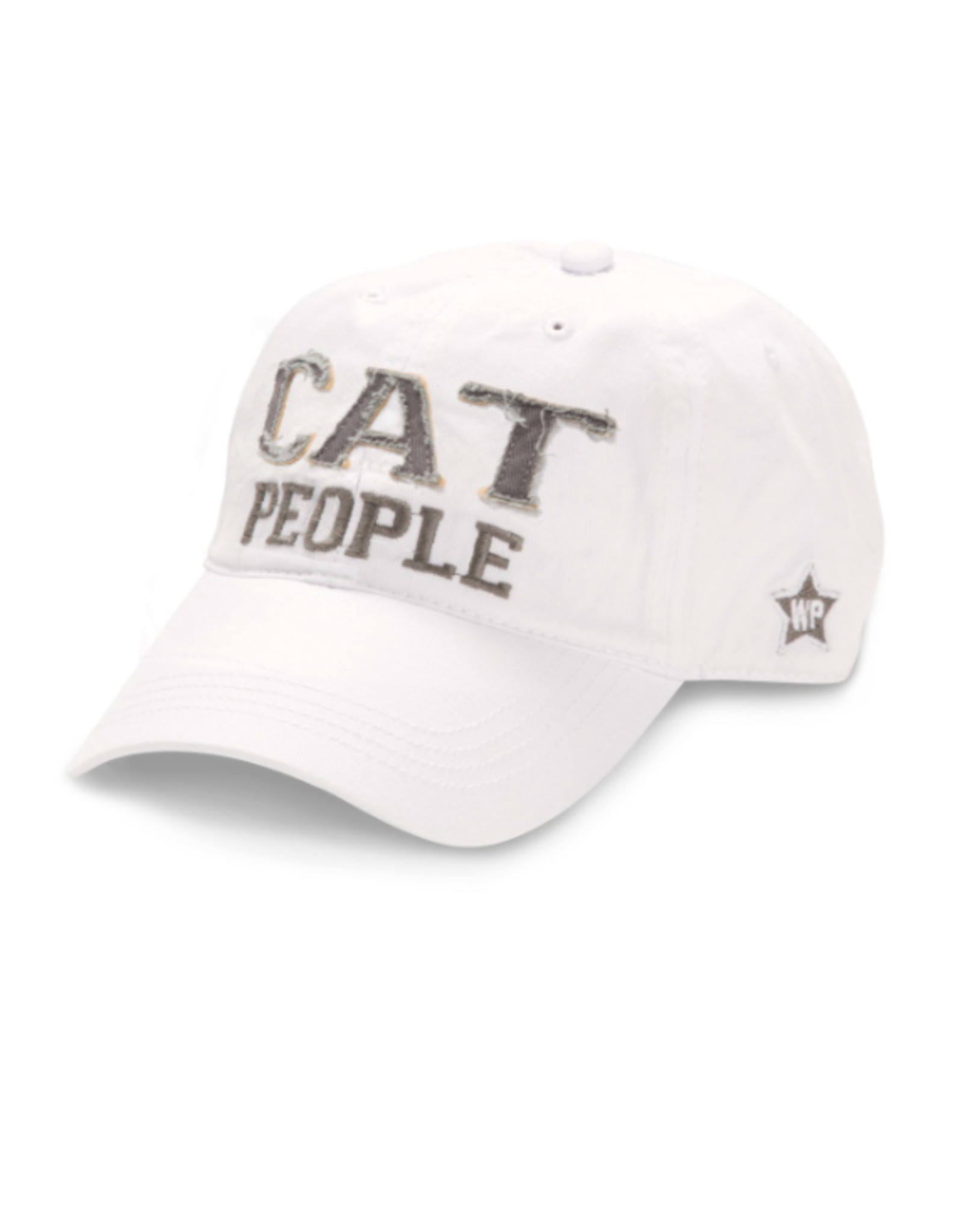 We People Cat People Ball Hat, white