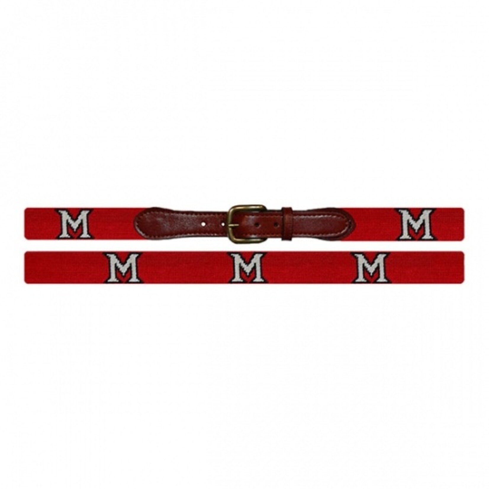 Smathers & Branson Miami University Needlepoint Belt