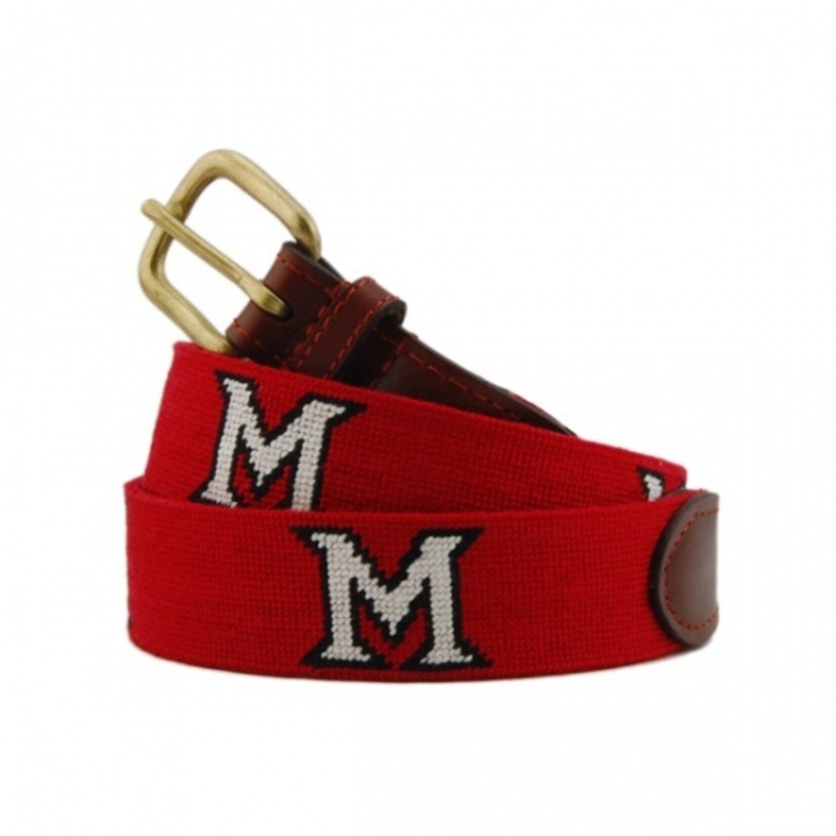 Smathers & Branson Miami University Needlepoint Belt