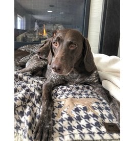 Tall Tails Fleece Dog Blanket, houndstooth 20x30