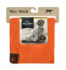 Tall Tails Pet Cape Pocket Towel, 27x27, orange bone