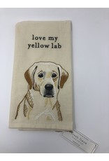 Primitives by Kathy Dish Towel- Yellow Lab